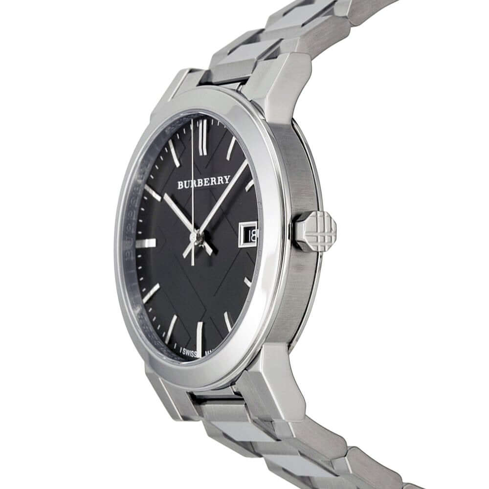 Burberry BU9001 Black Dial Stainless Steel Men's Watch