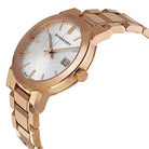 Burberry BU9004 White Dial Rose Gold-plated Men's Watch
