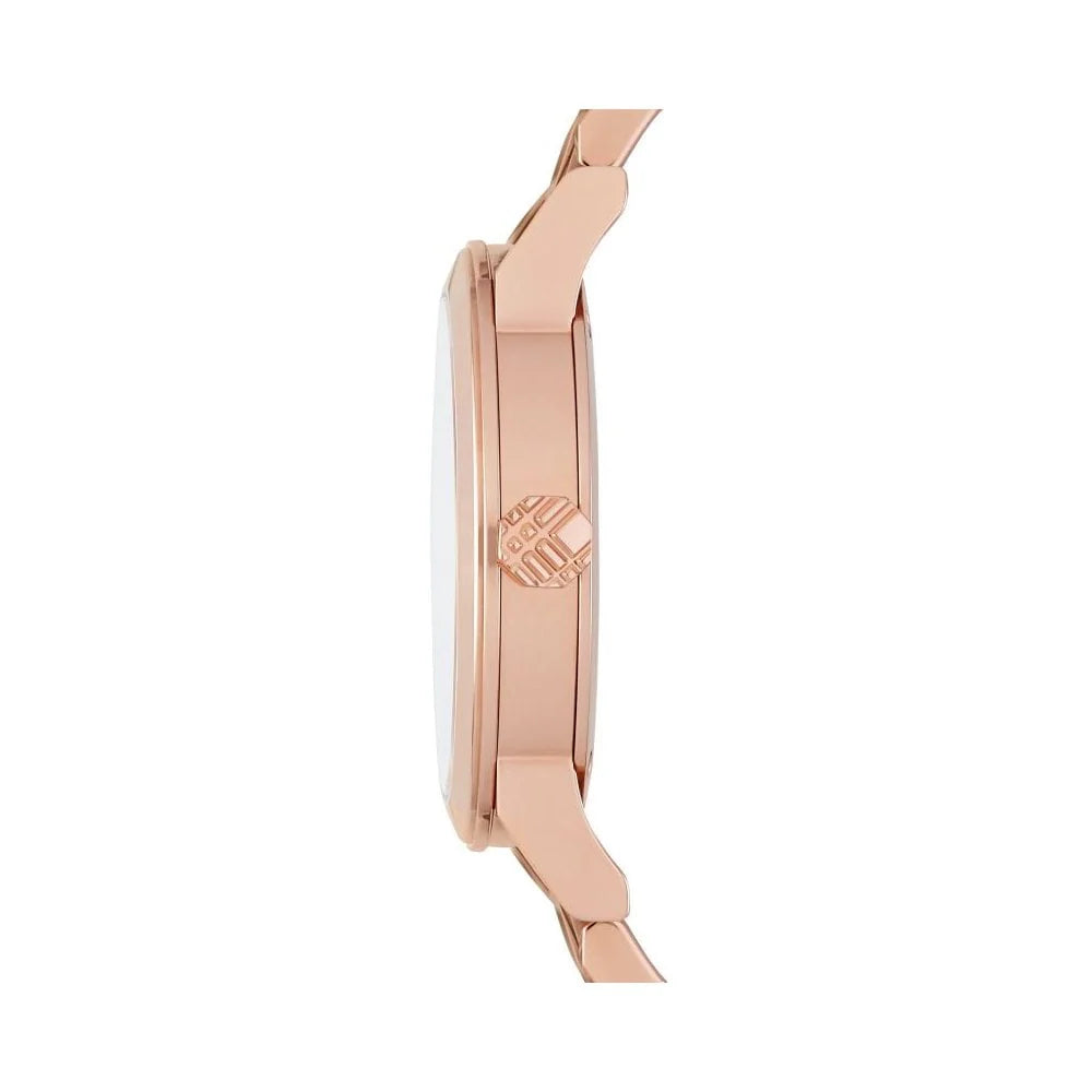 Burberry BU9004 White Dial Rose Gold-plated Men's Watch