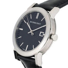 Burberry BU9009 Leather Strap Check Dial Men's Watch