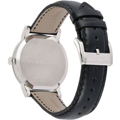Burberry BU9009 Leather Strap Check Dial Men's Watch
