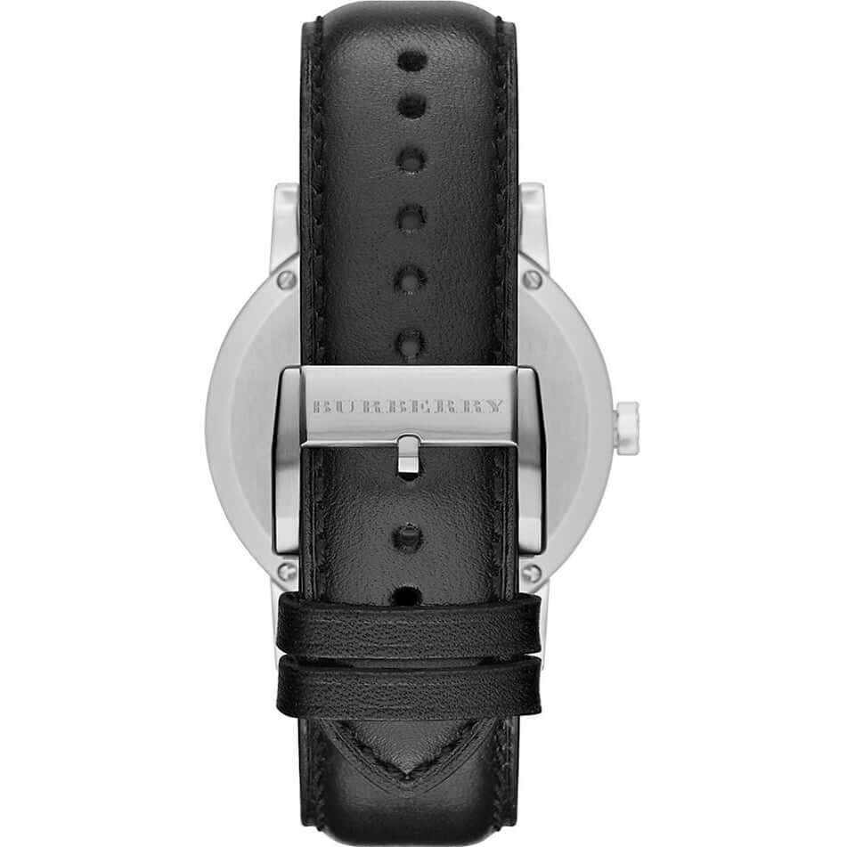 Burberry BU9009 Leather Strap Check Dial Men's Watch