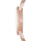 Burberry BU9012 Large Check White Leather Strap Women's Watch