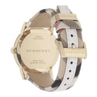 Burberry BU9015 White Leather Women's Watch