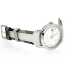 Burberry BU9019 White Leather Strap Women's Watch