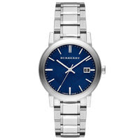 Burberry BU9031 Blue Check Stamped Dial Men's Watch