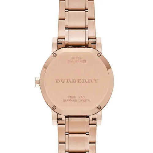 Burberry BU9034 Rose Dial Women's Watch