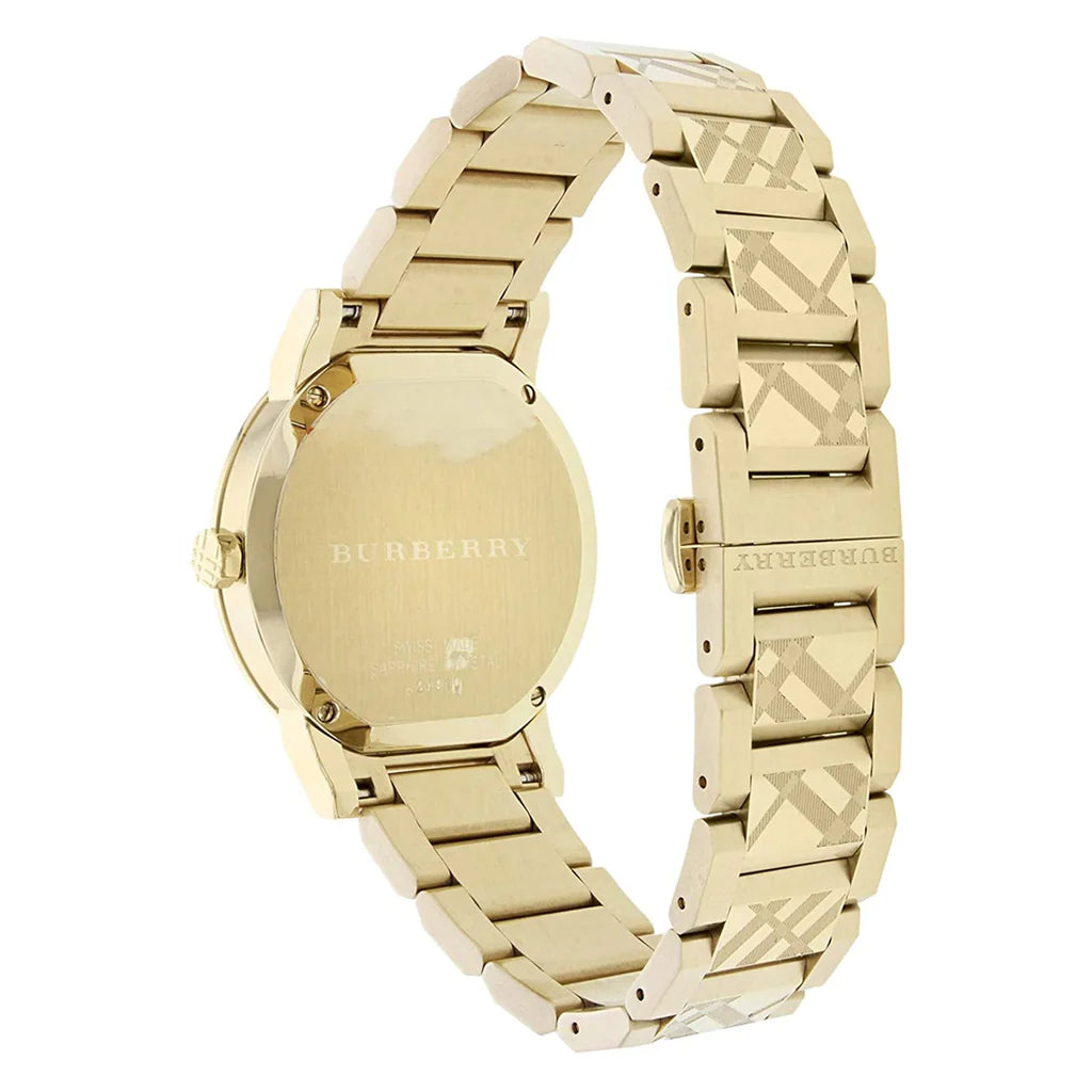 Burberry BU9038 The City Gold Ion Plated Steel Men's Watch