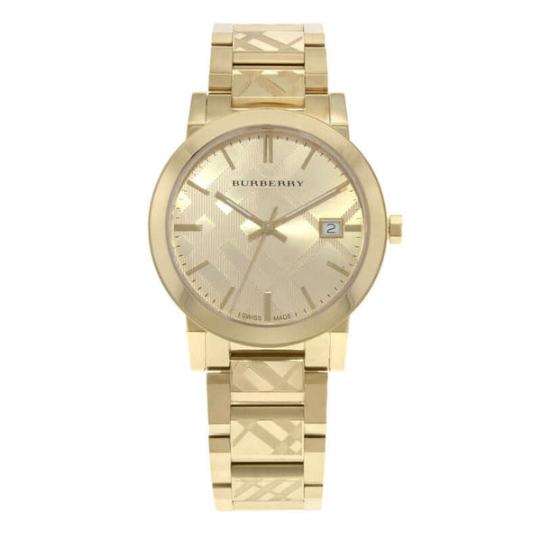 Burberry BU9038 The City Gold Ion Plated Steel Watch