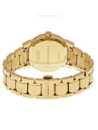 Burberry BU9103 White Dial Gold-tone Women's Watch