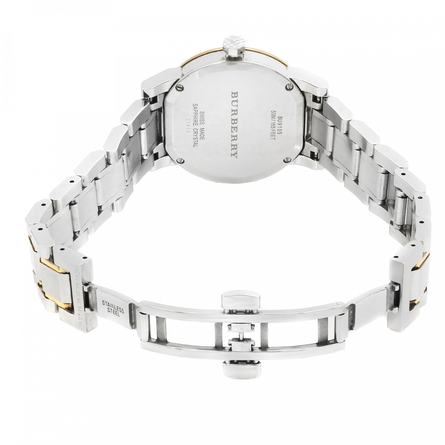 Burberry BU9105 Two Tone Rose Gold Women's Watch