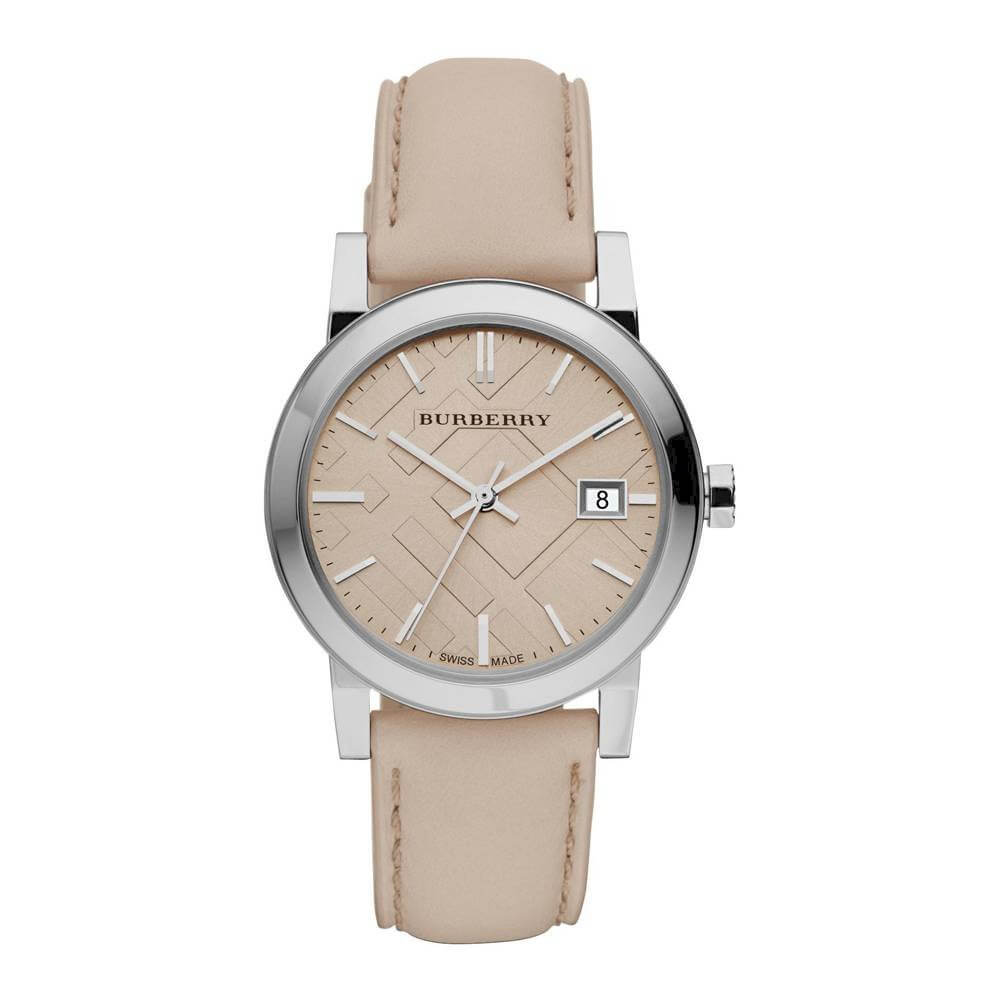Burberry Women\'s Quartz Watch with Beige Dial and Stainless Steel Plated Burberry Ladies Watch Swiss Classic Two Tone 32mm BU10118  main image 3