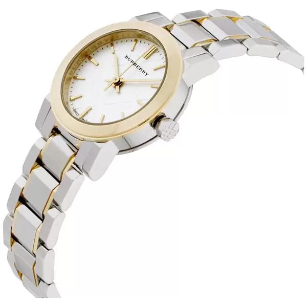 Burberry BU9115 Silver and Gold-tone Bracelet Ladies Watch