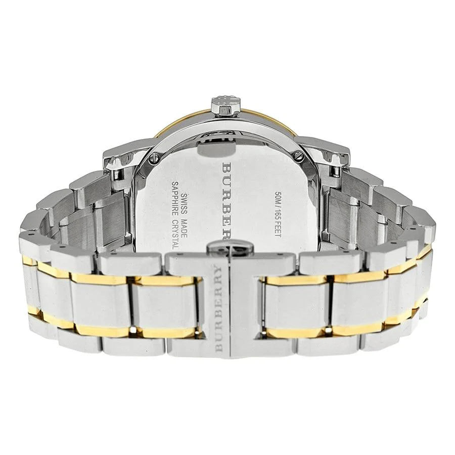 Burberry BU9115 Silver and Gold-tone Bracelet Ladies Watch