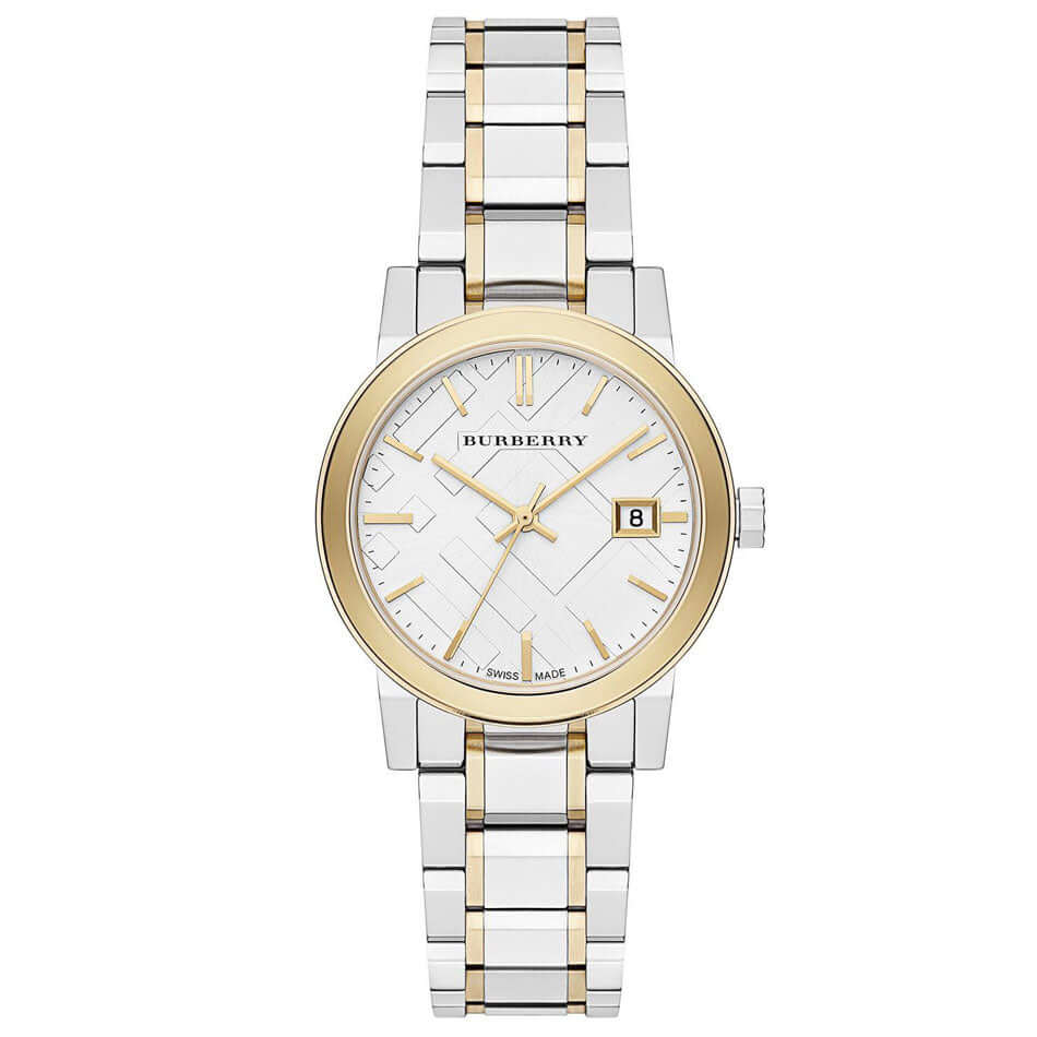 Burberry BU9115 Silver and Gold-tone Bracelet Ladies Watch – WATCH