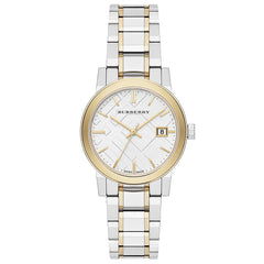 Burberry BU9115 Silver and Gold-tone Bracelet Ladies Watch
