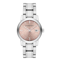 Burberry BU9124 Pink Check Stamped Women's Watch