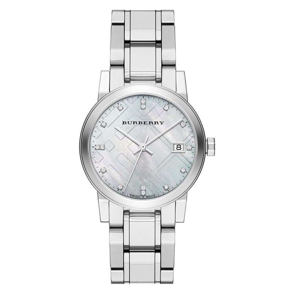 Burberry BU9125 The City Silver Tone Women's Watch