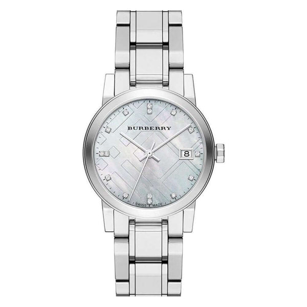 Burberry BU9125 The City Ladies Silver Tone Watch