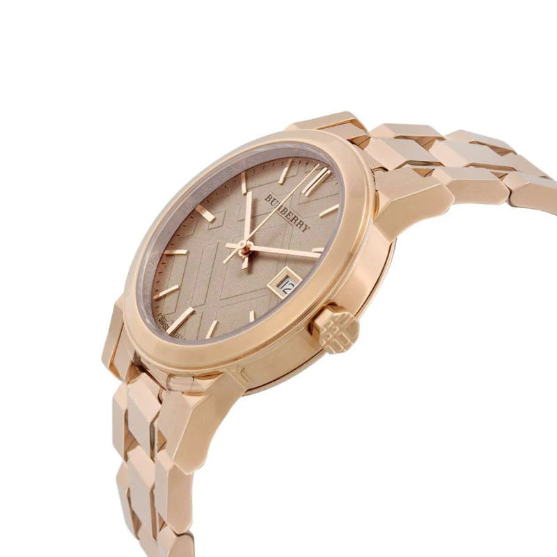 Burberry BU9126 The City Rose Gold Tone Women's Watch
