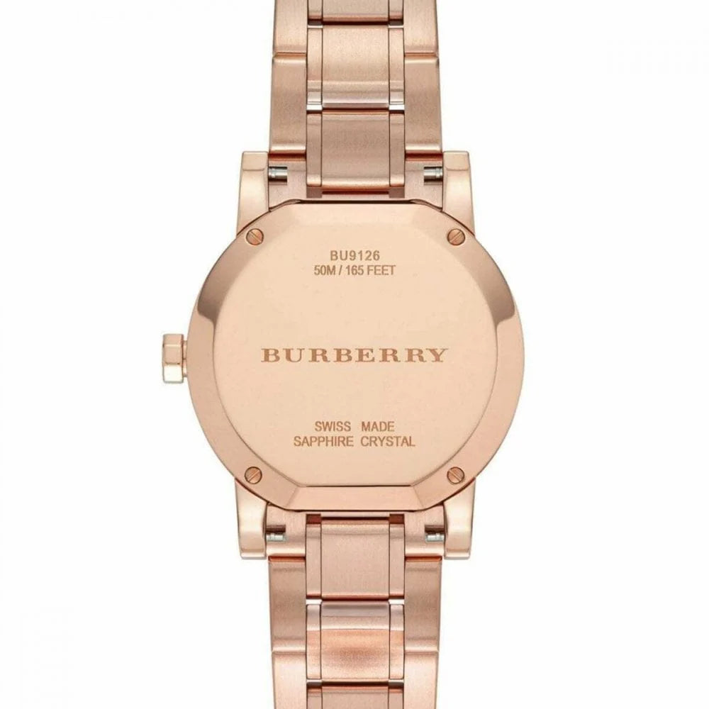 Burberry BU9126 The City Rose Gold Tone Women's Watch