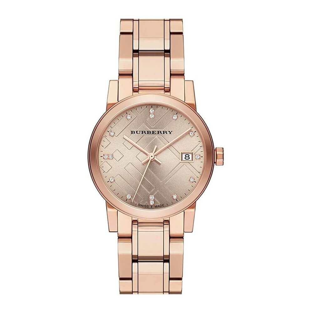 Burberry BU9126 The City Rose Gold Tone Women's Watch