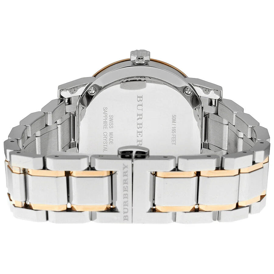 Burberry BU9127 Silver & Rose Gold Tone Women's Watch