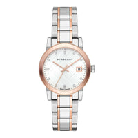 Burberry BU9127 Silver & Rose Gold Tone Women's Watch