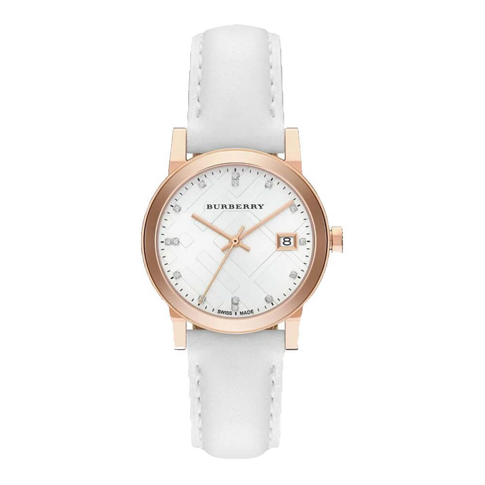 Burberry white womens watch online