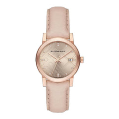 Burberry BU9131 Womens Leather Strap Watch