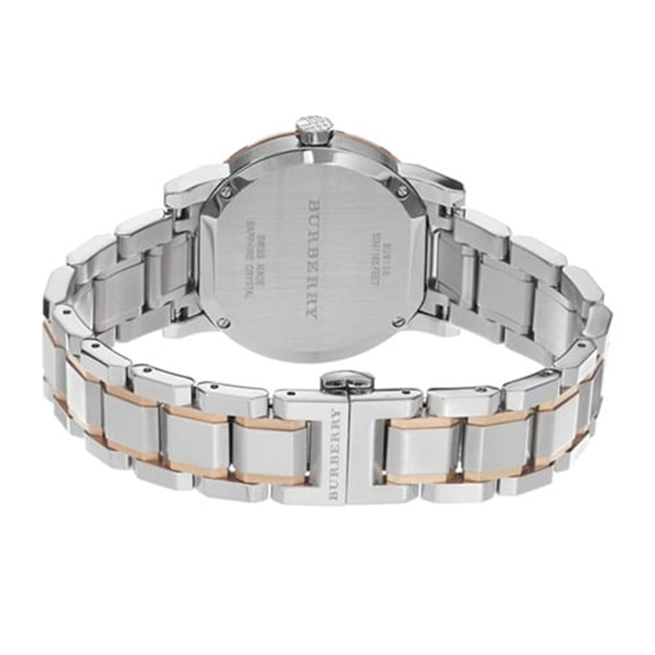 Burberry BU9205 White Dial Rose Gold Women's Watch