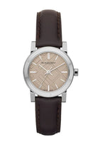 Burberry BU9208 Brown Leather Strap Beige Dial Women's Watch