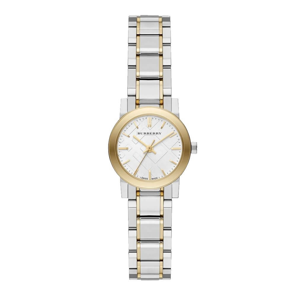 Burberry BU9217 Silver Dial Two-tone Stainless Steel Women's Watch