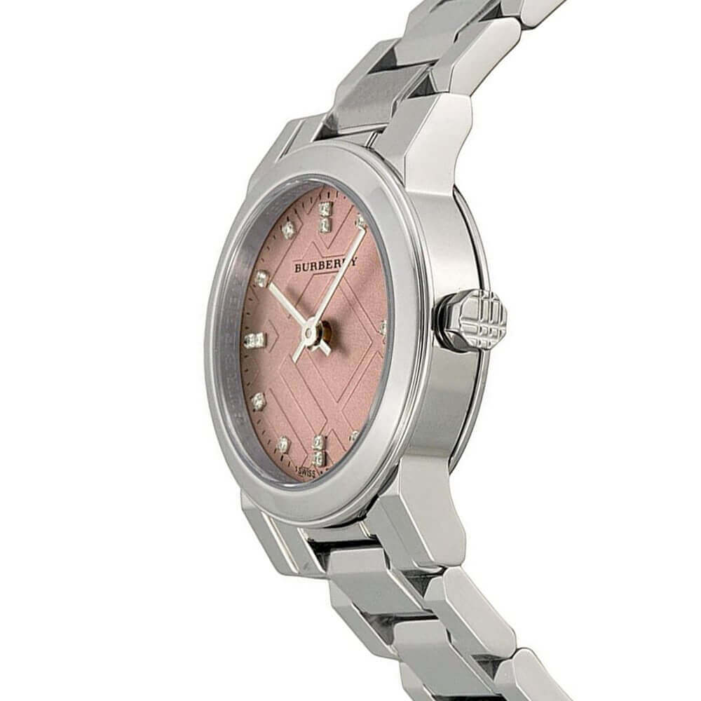 Burberry BU9223 Diamond Pink Dial Women's Watch