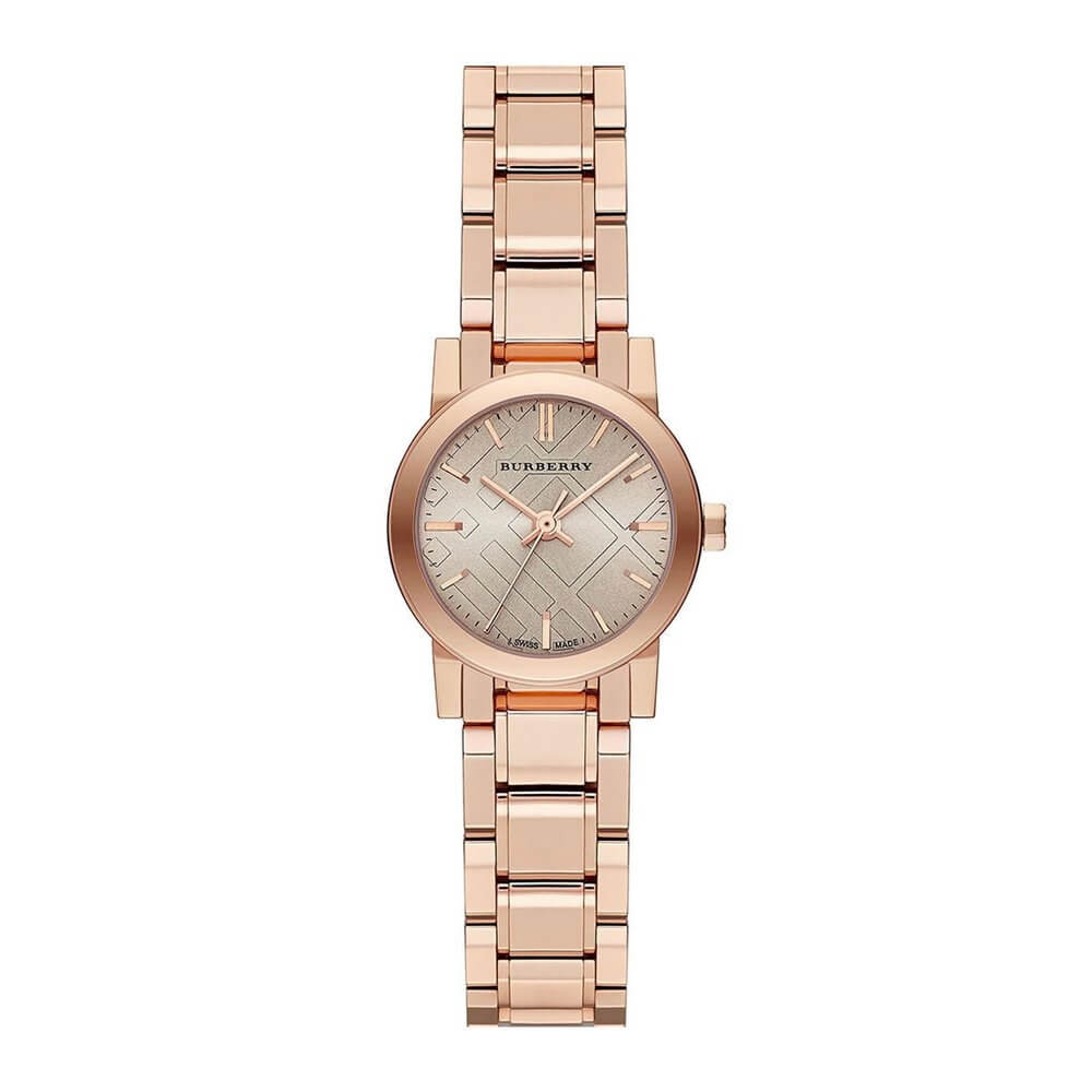 BURBERRY（バーバリー）　腕時計　BU9128 Burberry BU9228 Petite Nude Dial Rose Gold Women's Watch