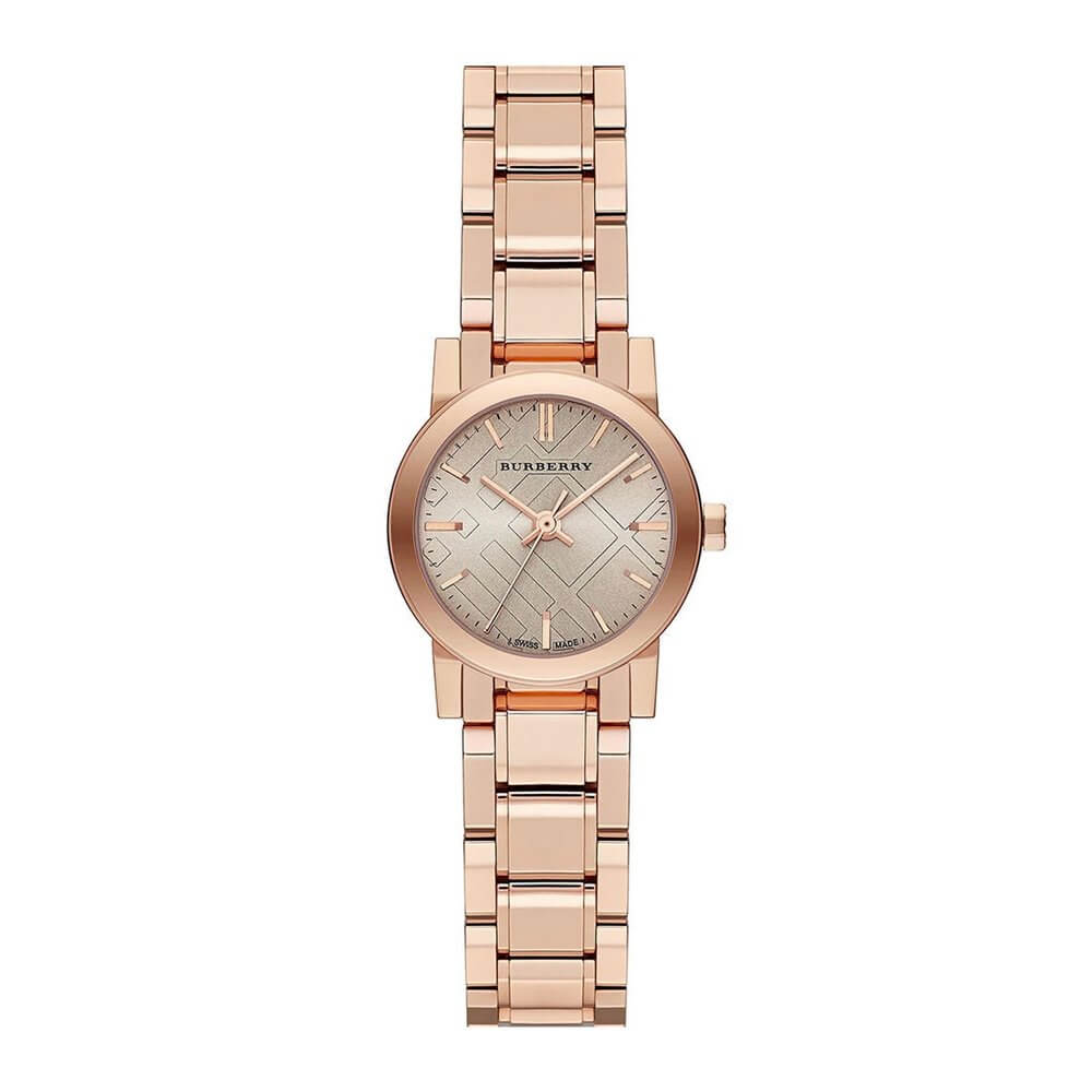 Burberry BU9228 Petite Beige Dial Rose Gold Women's Watch