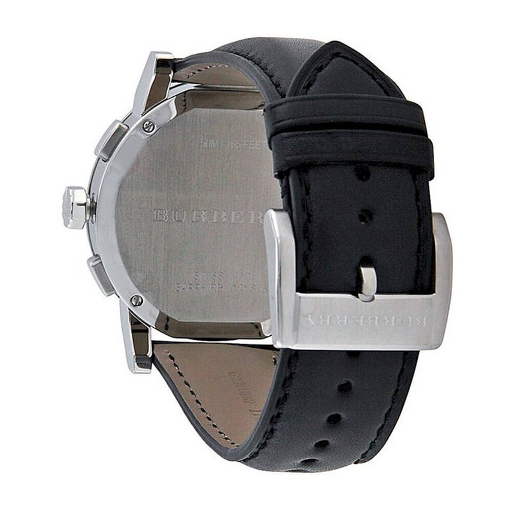 Burberry BU9356 Black Leather Men's Watch