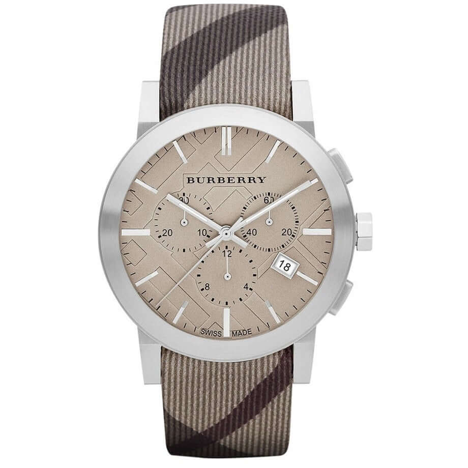 BURBERRY 腕時計 Burberry BU9358 The City Chronograph Fabric Band Women's – WATCH ACES
