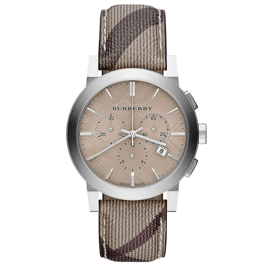 Burberry BU9361 Fabric Strap Brown Dial Men’s Watch