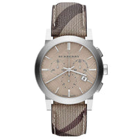 Burberry BU9361 Fabric Strap Brown Dial Men’s Watch