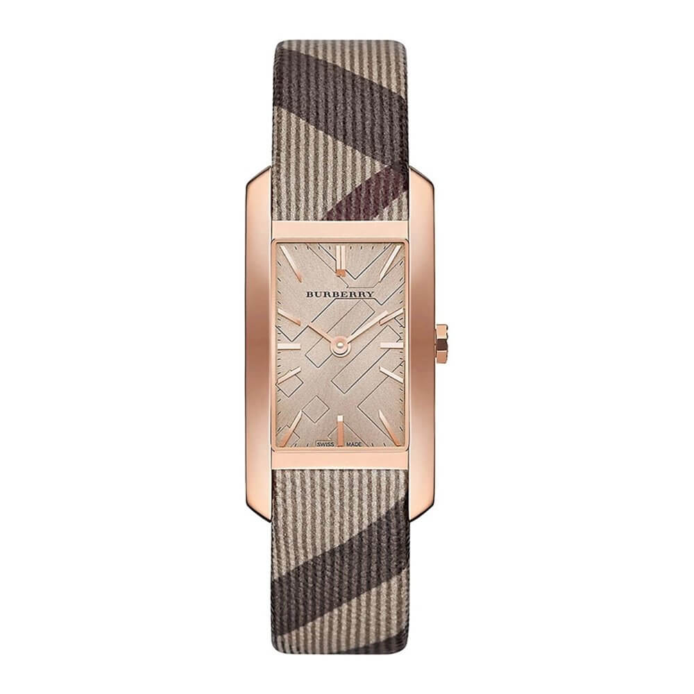 バーバリー　腕時計　BU9235 レディース Brand New Burberry The City BU9235 RoseTone Stainless Steel