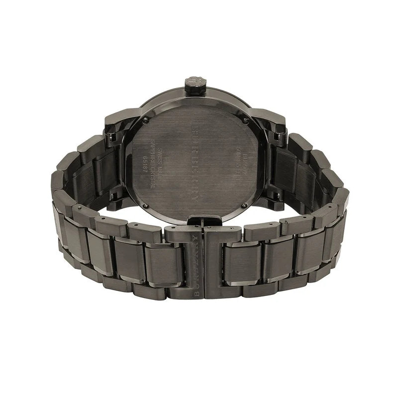 Burberry BU9902 Gunmetal Dial Steel Men's Watch
