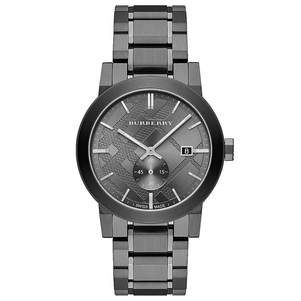 Burberry BU9902 Gunmetal Dial Steel Men's Watch