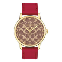 Coach 14503408 Red Women's Watch