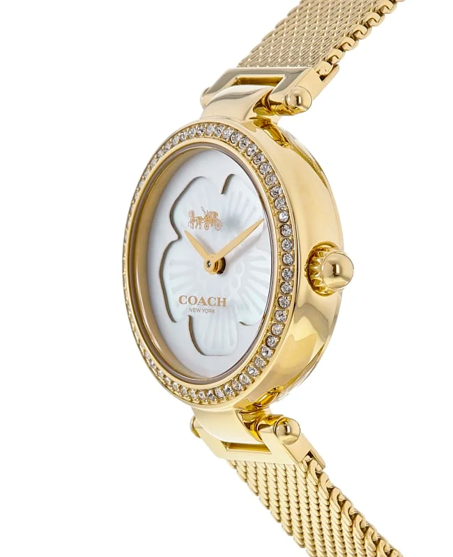 Coach 14503512 Mother of Pearl Dial Gold Steel Women's Watch
