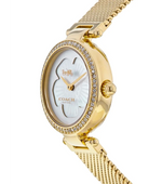 Coach 14503512 Mother of Pearl Dial Gold Steel Women's Watch