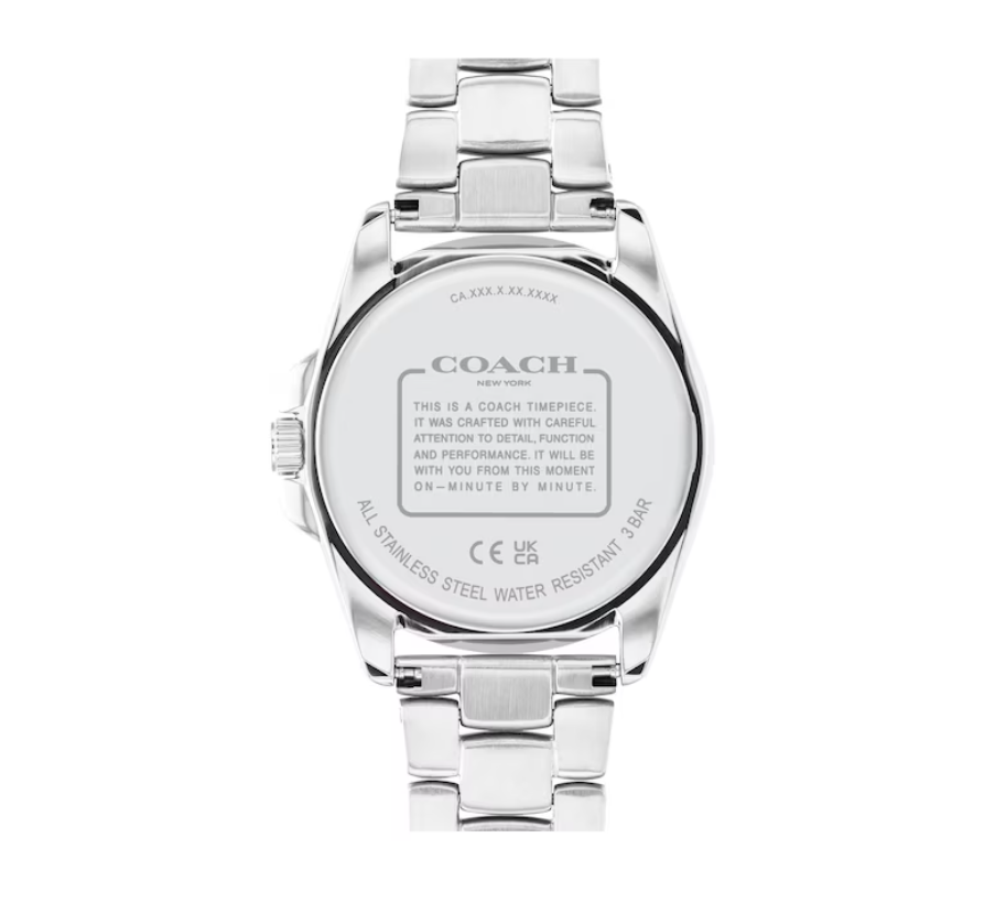 Coach 14504108 Greyson Crystal Accent Women's Watch