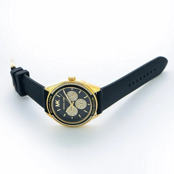 Michael Kors MK6944 Quartz Black Silicon Strap Women's Watch