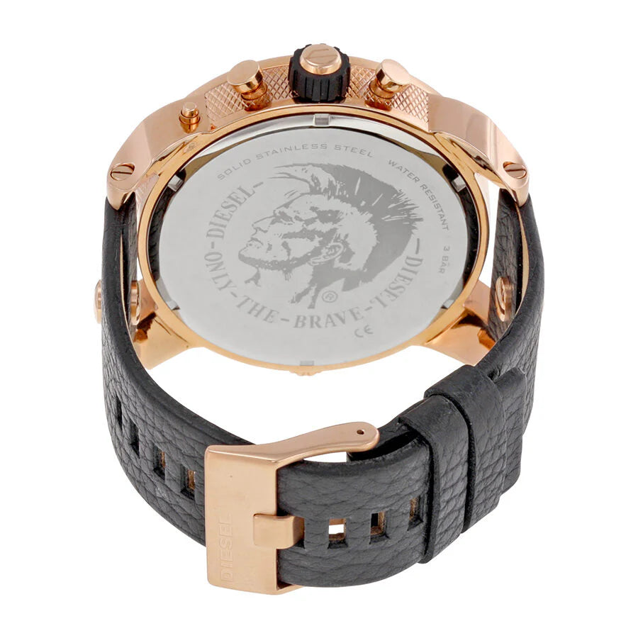 Diesel DZ7261 Black Leather Men's Watch