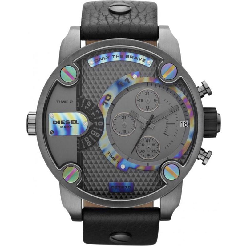 Diesel DZ7270 Bass Grey and Rainbow Dial Men's Watch